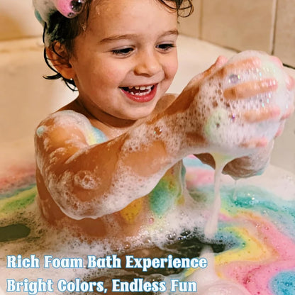 6-12PCS Kids Bath Bombs Natural Mega Bubbles Surprise Ocean Toys Gift Set Skin Friendly Bathing Kit for Boys and Girls